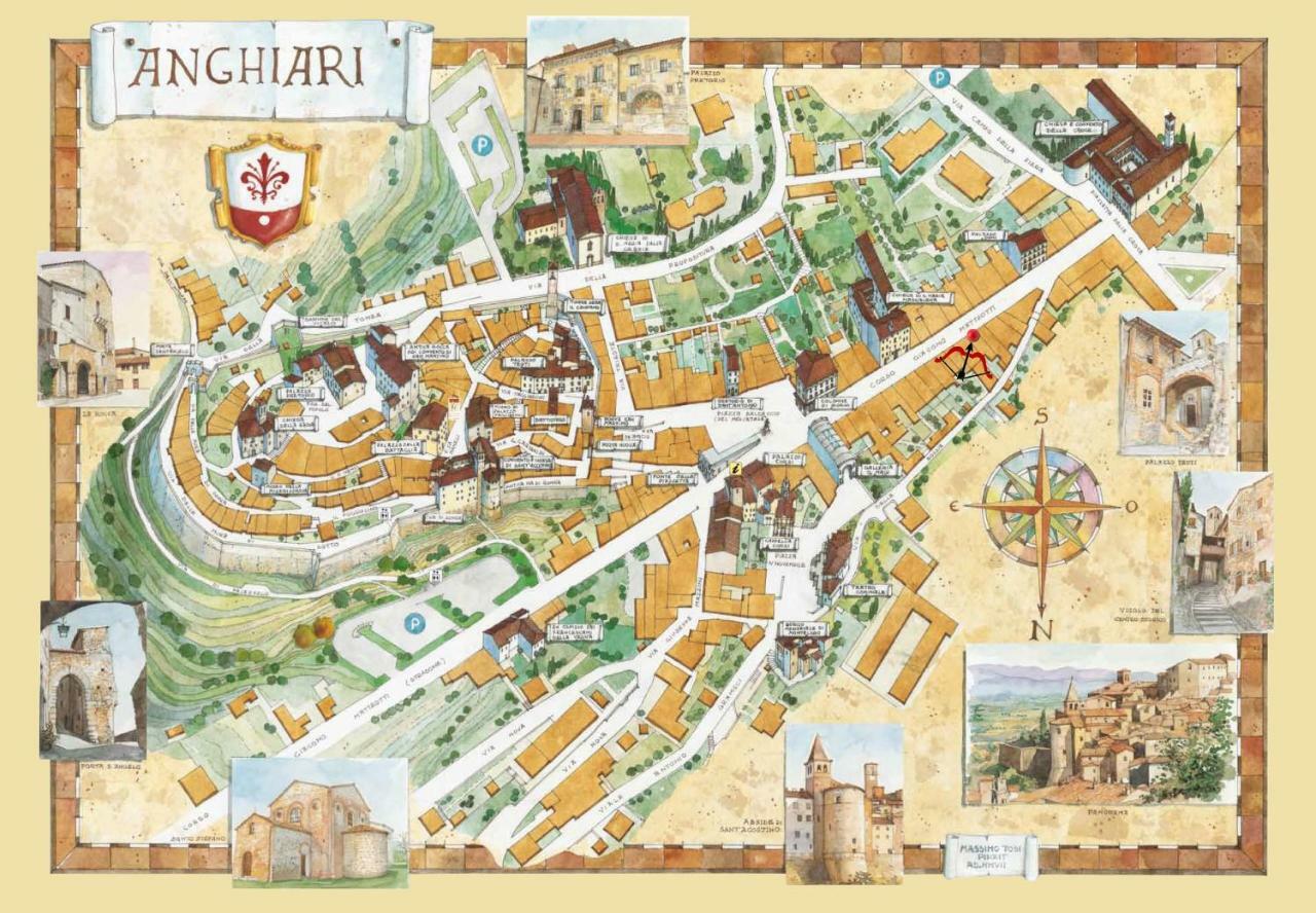 Il Nido Sulla Ruga Villa Anghiari Kültér fotó